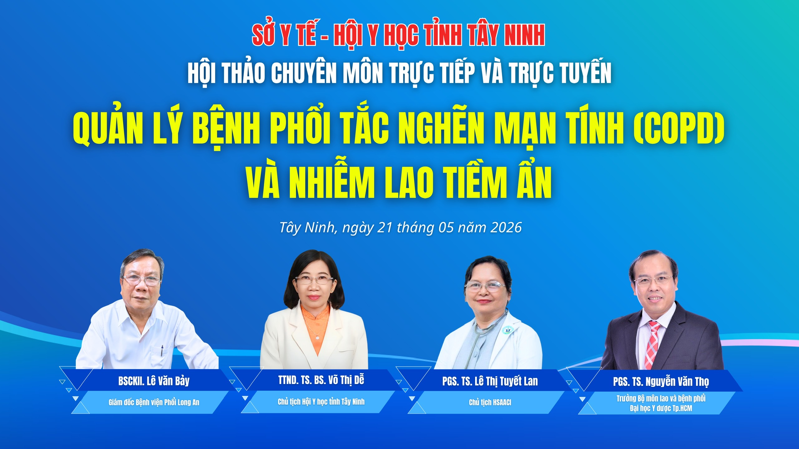 QUẢN LÝ BỆNH PHỔI TẮC NGHẼN MẠN TÍNH (COPD) VÀ NHIỄM LAO TIỀM ẨN